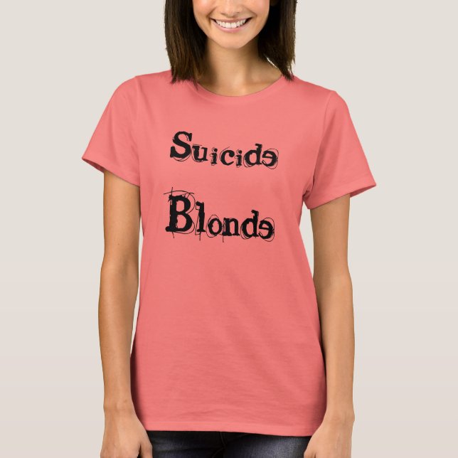 Suicide Blonde T-shirt (Framsida)