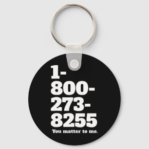 Suicide Hotline nummer Mental Health Awareness for Nyckelring