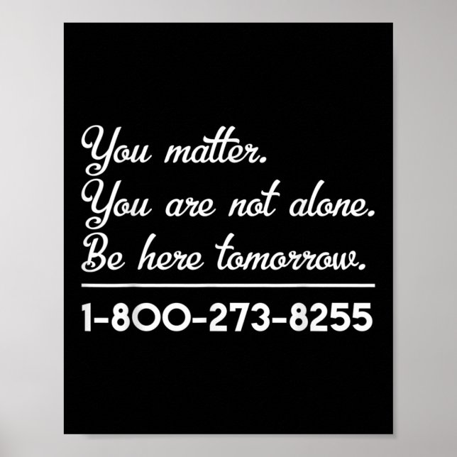 Suicide Hotline - Suicide Awareness and Prevention Poster (Framsidan)