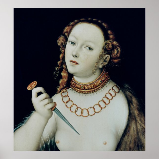 Suicide of Lucretia, 1538 Poster (Framsidan)