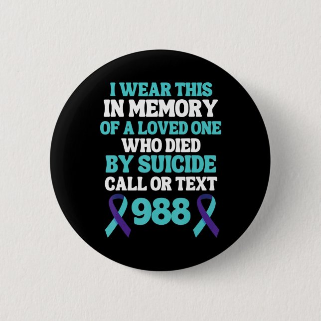 Suicide Prevention 988 Hotline In Memory Of Loved  Knapp (Framsida)