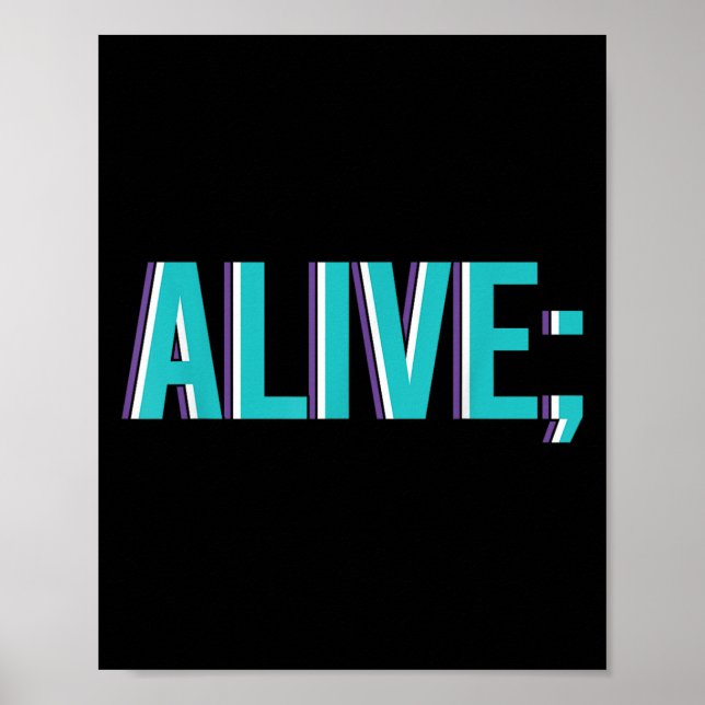 Suicide Prevention Alive _ I For Suprters  Poster (Framsidan)