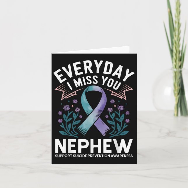 Suicide Prevention Awareness Aunts  Kort (Framsida)