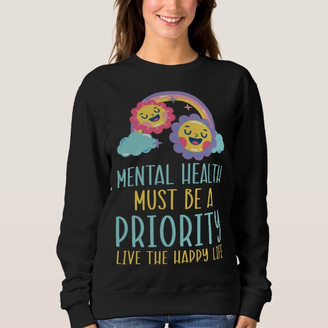 Suicide Prevention Awareness Mental Health Depress T Shirt (Framsida)