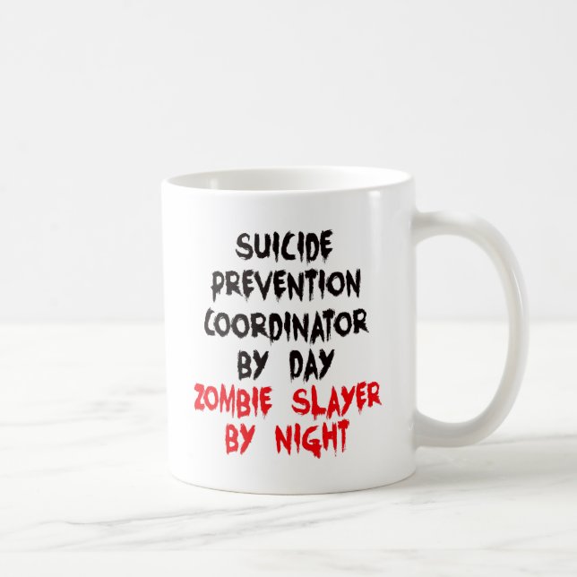 Suicide Prevention Coordinator Zombie Sayer Kaffemugg (Höger)