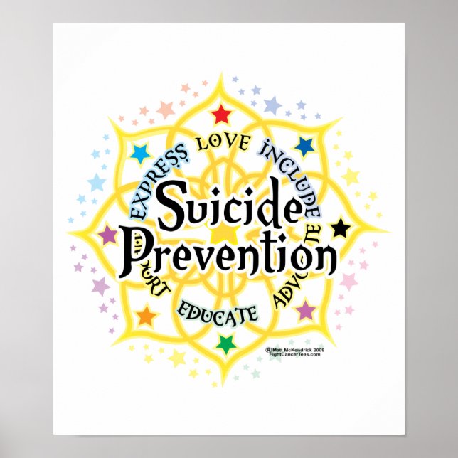 Suicide Prevention Lotus Poster (Framsidan)