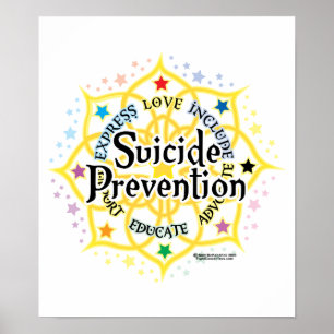 Suicide Prevention Lotus Poster