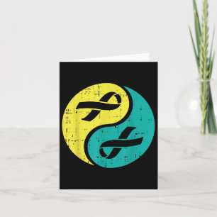 Suicide Prevention Ptsd Awareness Yin Yang Veteran Kort