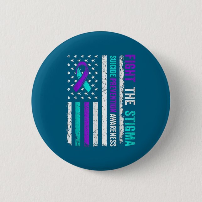 Suicide Prevention Suprt Fight Stigma Suicide Awar Knapp (Framsida)