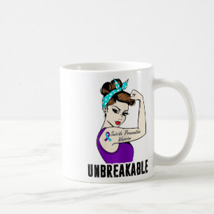 Suicide Prevention Warrior Obrytable Perfekt Str Kaffemugg