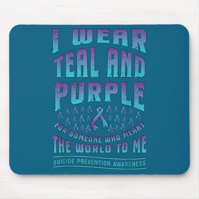 Suicide Prevention Wear Teal Purple For Someone Aw Musmatta (Framsidan)