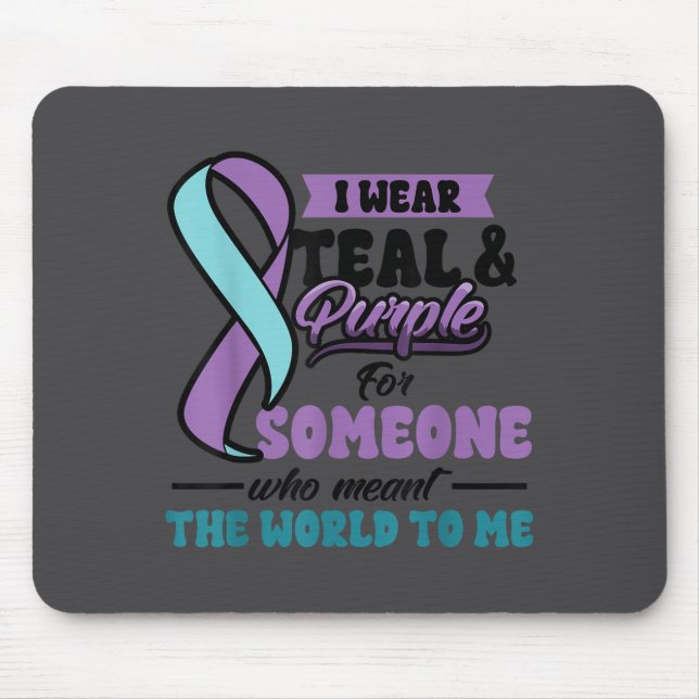 Suicide Prevention Wear Teal Purple Someone Meant  Musmatta (Framsidan)
