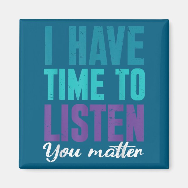 Suicide Prevention You _ I For Suprters  Magnet (Framsidan)