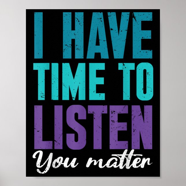 Suicide Prevention You _ I For Suprters  Poster (Framsidan)