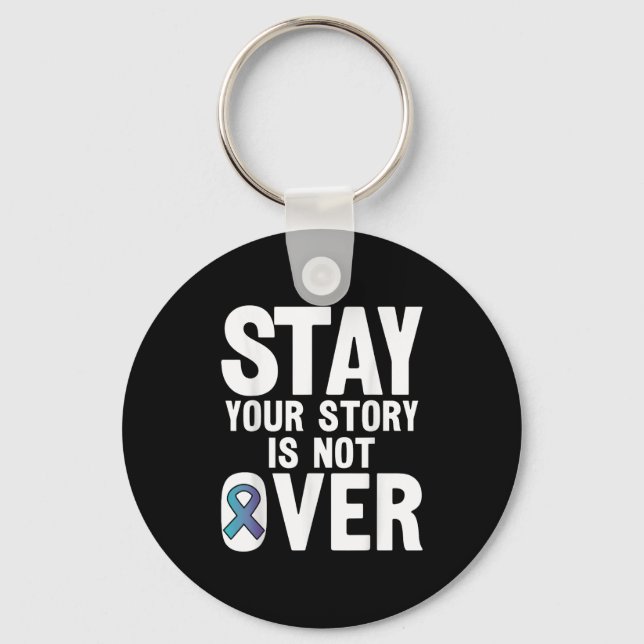 Suicide Prevention Your Story _ I For Suprters  Nyckelring (Framsida)
