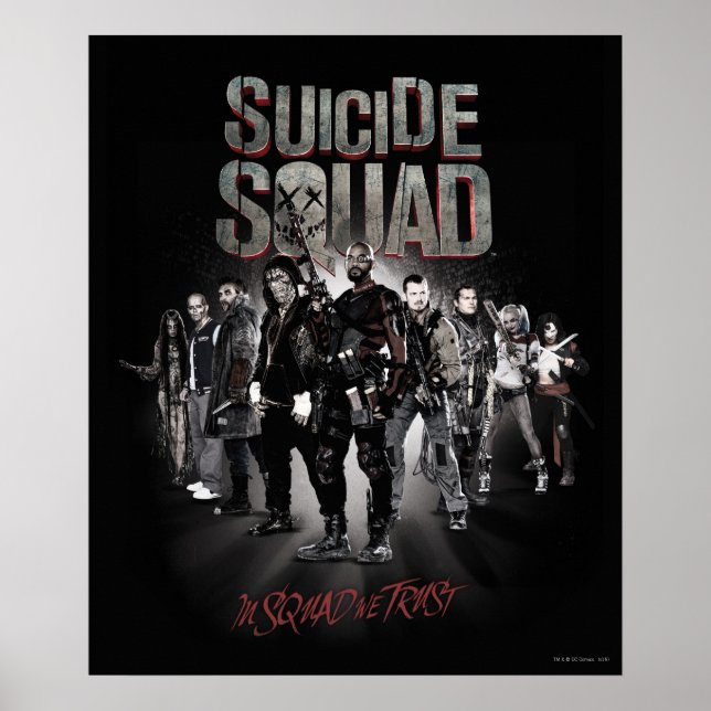 Suicide Squad |Aktivitetsgrupp X - anslag Poster (Framsidan)