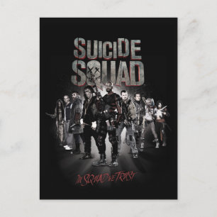 Suicide Squad Aktivitetsgrupp X - anslag Vykort
