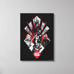 Suicide Squad Aktivitetsgrupp X japansk grafik Canvastryck