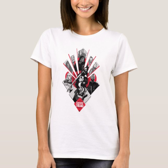 Suicide Squad | Aktivitetsgrupp X japansk grafik T-shirt (Framsida)
