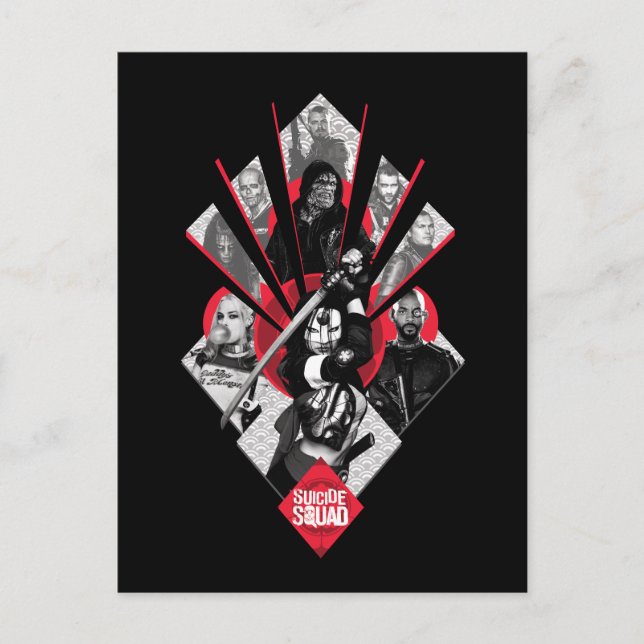 Suicide Squad | Aktivitetsgrupp X japansk grafik Vykort (Framsida)