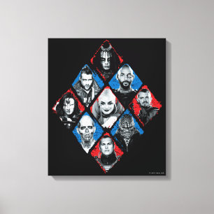 Suicide Squad Aktivitetsgrupp X Kontrollerad rom Canvastryck