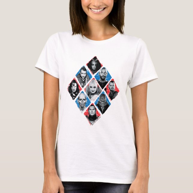 Suicide Squad | Aktivitetsgrupp X Kontrollerad rom T-shirt (Framsida)