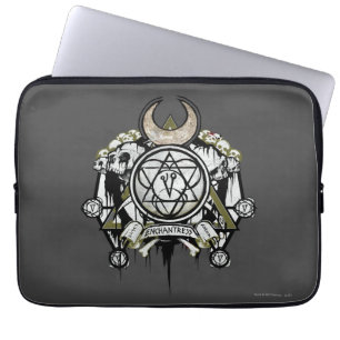 Suicide Squad Anchantress Symbols Tattoo Art Laptop Fodral
