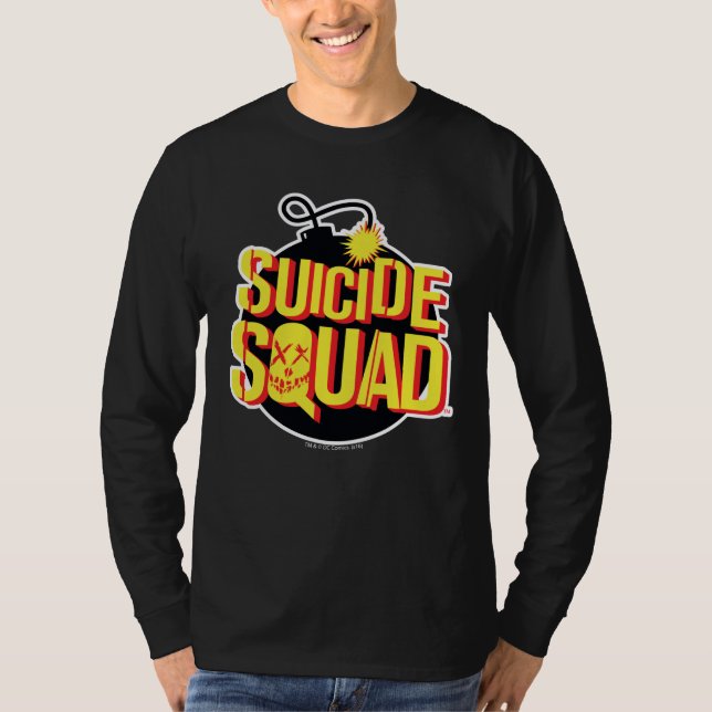 Suicide Squad | Bombernas Logotyp 2 Tee Shirt (Framsida)