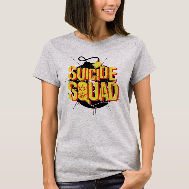 Suicide Squad | Bombernas Logotyp 3 T-shirt (Framsida)