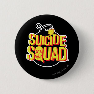 Suicide Squad Bombernas Logotyp Knapp