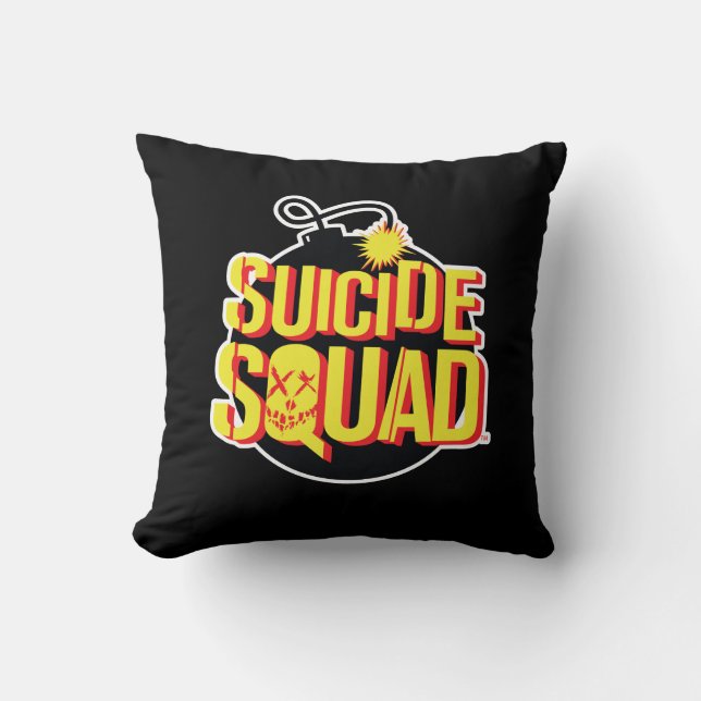 Suicide Squad | Bombernas Logotyp Kudde (Framsida)