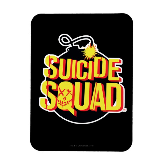 Suicide Squad | Bombernas Logotyp Magnet (Vertikal)