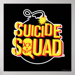 Suicide Squad   Bombernas Logotyp Poster