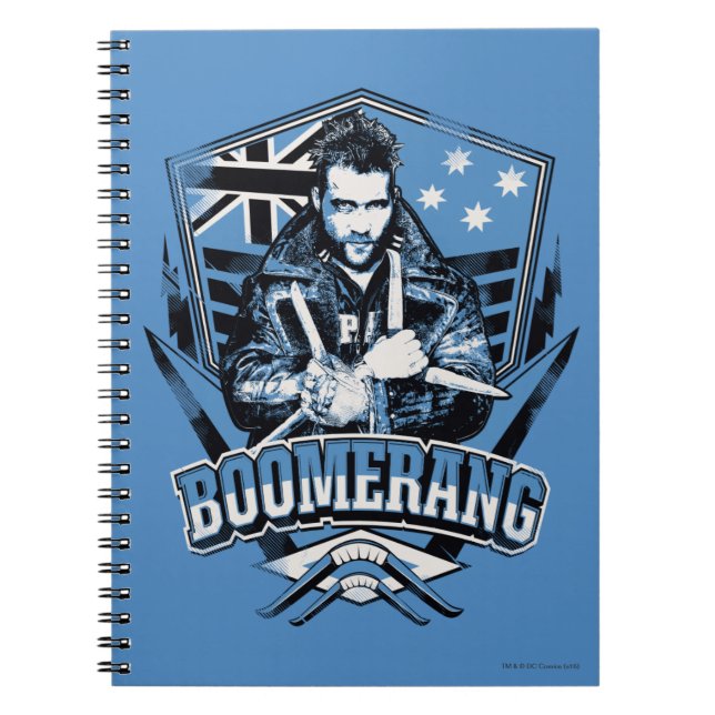 Suicide Squad | Boomerang Badge Anteckningsbok (Framsidan)