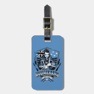 Suicide Squad Boomerang Badge Bagagebricka