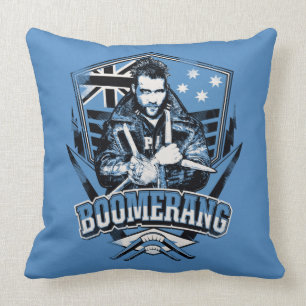 Suicide Squad Boomerang Badge Kudde