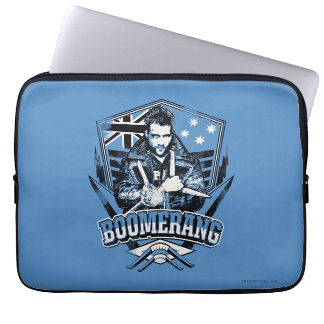 Suicide Squad | Boomerang Badge Laptop Sleeve (Framsidan)