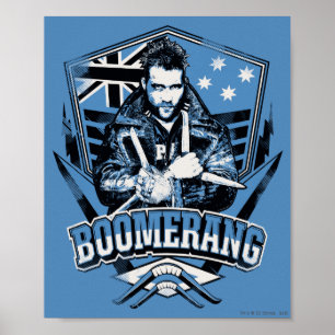 Suicide Squad   Boomerang Badge Poster