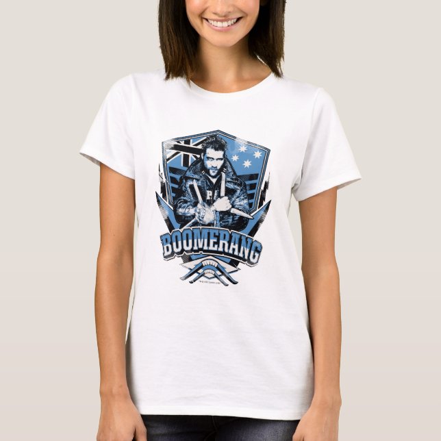 Suicide Squad | Boomerang Badge Tee (Framsida)