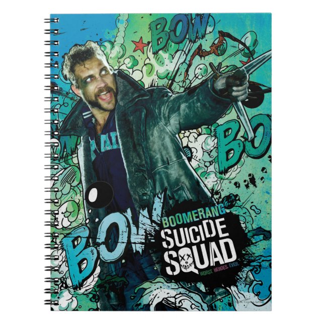 Suicide Squad | Boomerang Character Graffiti Anteckningsbok (Framsidan)