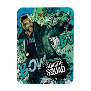 Suicide Squad Boomerang Character Graffiti Magnet