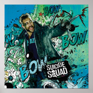 Suicide Squad   Boomerang Character Graffiti Poster