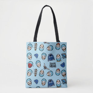 Suicide Squad Boomerang Emoji Mönster Tygkasse