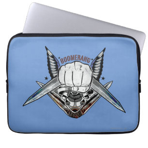 Suicide Squad   Boomerang Fist Tattoo Art Laptop Fodral
