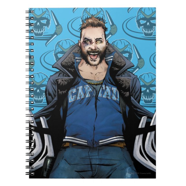 Suicide Squad | Boomerang Tecknad Bok Art Anteckningsbok Med Spiral (Framsidan)