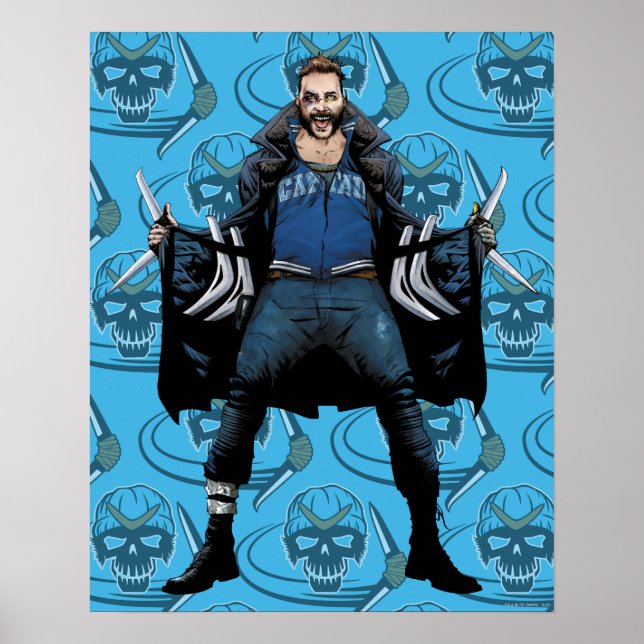 Suicide Squad | Boomerang Tecknad Bok Art Poster (Framsidan)