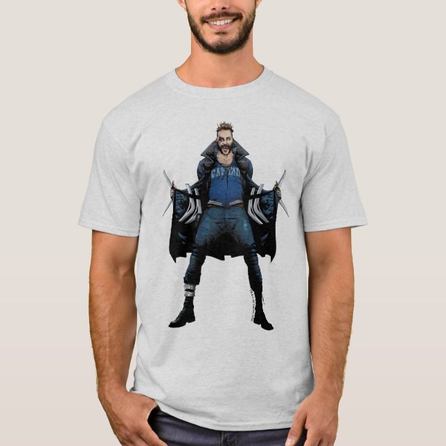 Suicide Squad | Boomerang Tecknad Bok Art T Shirt (Framsida)