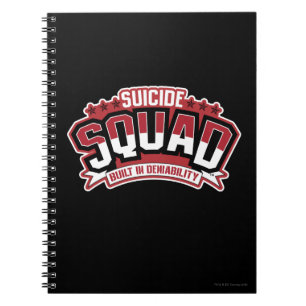 Suicide Squad   Byggt i ansvarsskyldighet Anteckningsbok Med Spiral