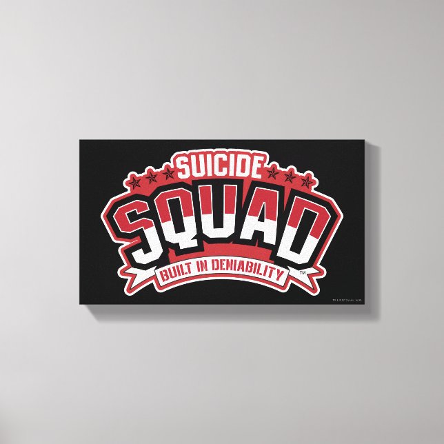 Suicide Squad | Byggt i ansvarsskyldighet Canvastryck (Framsida)