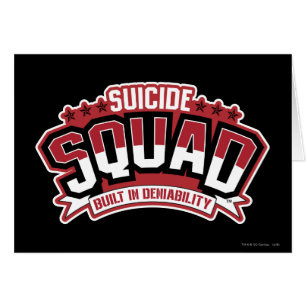 Suicide Squad Byggt i ansvarsskyldighet Hälsningskort